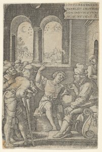 Jozef Beschrijft Zijn Droom, uit Het Verhaal van Jozef, 1544 door Georg Pencz