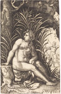 Procris door Georg Pencz