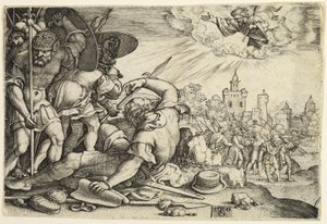 De Bekering van St. Paulus door Georg Pencz