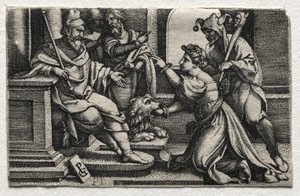 De mond van de waarheid door Georg Pencz