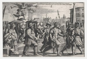 De triomf van roem op kuisheid, uit De Triomfen van Petrarca