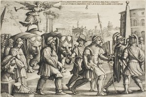 De Triomf van Roem, plaat drie uit de Triomfen van Petrarca
