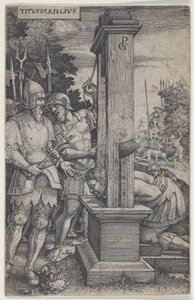 Titus Manlius, uit Romeinse Helden, 1535 door Georg Pencz