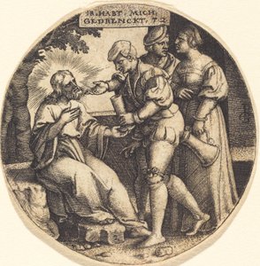 De dorstigen te drinken geven door Georg Pencz
