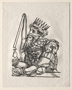 Tirannen van het Oude Testament: Nebukadnezar door Georg Pencz