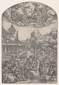 Venus, uit De Zeven Planeten door Georg Pencz