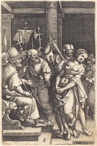 Virginius Doodt Zijn Dochter door Georg Pencz