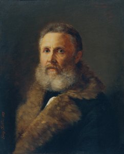 De schilder Carl Teibler, de vader van de kunstenaar