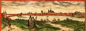 Orléans, Frankrijk door Georg and Hogenberg Franz (1535 90) Braun
