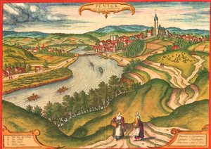Penig, Duitsland door Georg and Hogenberg Franz (1535 90) Braun