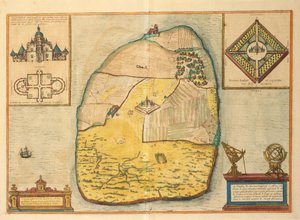Uranienborg uit Civitates Orbis Terrarum