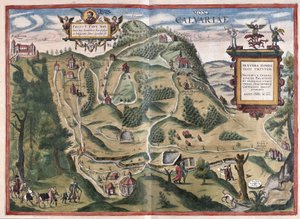 Kalwarya Zebrzydowka (zuidoosten van Krakau), Polen (gravure)
