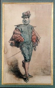 Mannelijk personage in historische kostuum door George Sand