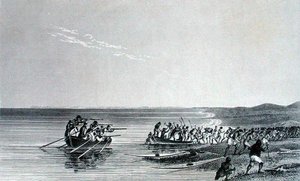 De boten gaan te water, uit 