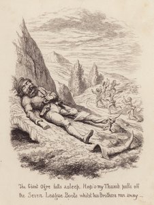 Klein Duimpje door George (after) Cruikshank