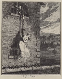 Illustratie voor Jack Sheppard door George (after) Cruikshank
