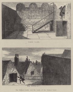 Illustratie voor Jack Sheppard door George (after) Cruikshank