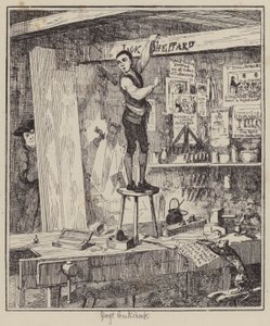 Illustratie voor Jack Sheppard door George (after) Cruikshank
