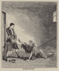 Illustratie voor Jack Sheppard door George (after) Cruikshank