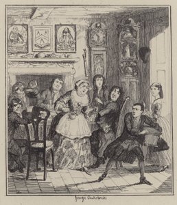 Illustratie voor Jack Sheppard door George (after) Cruikshank