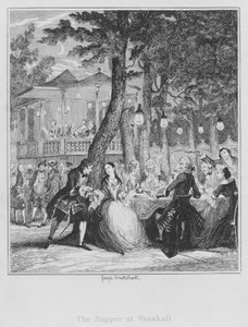 Het Avondmaal bij Vauxhall (gravure)