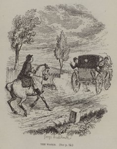 De weddenschap door George (after) Cruikshank