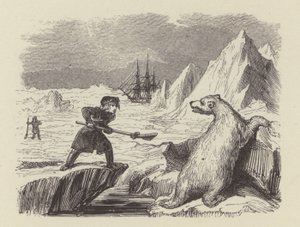 De jonge Nelson die een ijsbeer doodt