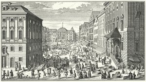 Een uitzicht op Wenen in het jaar 1725