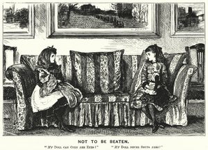Punch cartoon: Niet te Verslaan (gravure) door George (after) Du Maurier