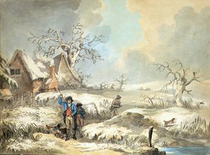 Snip Schieten, geëtst door Thomas Rowlandson, uitgegeven door J. Harris door George (after) Morland