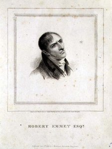 Portret van Robert Emmet Esq. gegraveerd door J. Heath, uitgegeven door G. Robinson, Londen