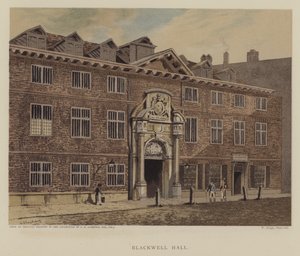 Blackwell Hall, City of London door George (after) Shepherd