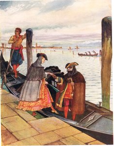 La Biondina in Gondoletta, illustratie uit 