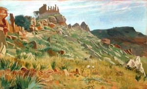Tempel van Juno Lacina, Agrigento, Sicilië