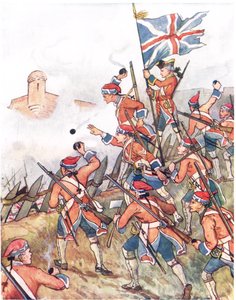 De Britse Grenadiers, illustratie uit 