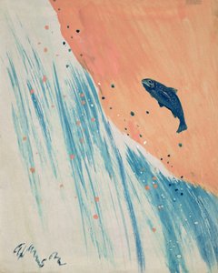 Zalm Sprong door George Adamson