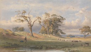 Oude Britse kamp in Bulstrode Park door George Arthur Fripp