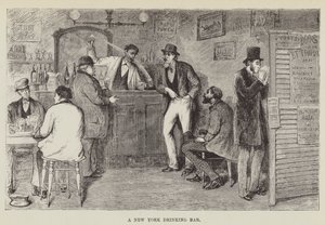 Een drinkbar in New York