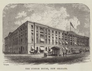Het douanekantoor, New Orleans