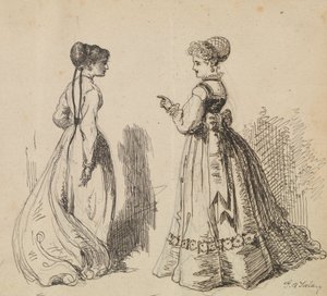 Twee vrouwen door George Augustus Sala