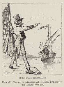 De Gastvrijheid van Oom Sam door George Augustus Sala