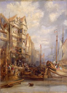 Grey Horse Inn, Quayside, Newcastle upon Tyne door George Balmer