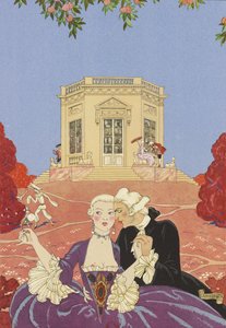 Illustratie voor Fêtes galantes door Paul Verlaine, 1928