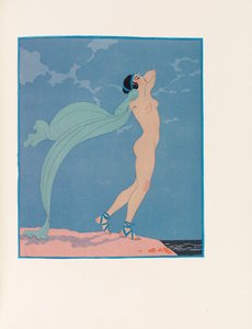 Illustratie voor Les Chansons de Bilitis De Liederen van Bilitis door Pierre Louÿs, 1922