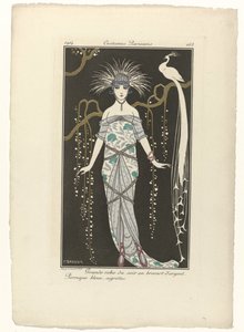 Journal des Dames et des Modes, Costumes Parisiens, 1914, No. 168: Grande robe du soir