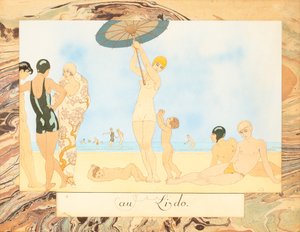 Op de Lido, uit Le Bonheur du Jour ou, Les Graces à la Mode, 1924