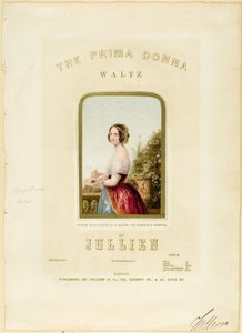 De Bruid, omslag voor The Prima Donna Waltz bladmuziek