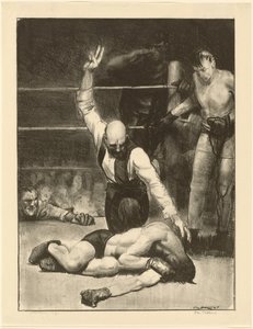 Geteld, tweede steen door George Bellows