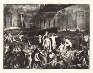 Splinterstrand door George Bellows