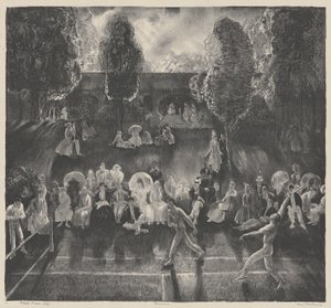 Tennis door George Bellows
